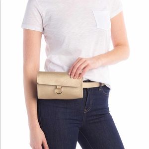 Steve Madden Gold Belt Bag NWT